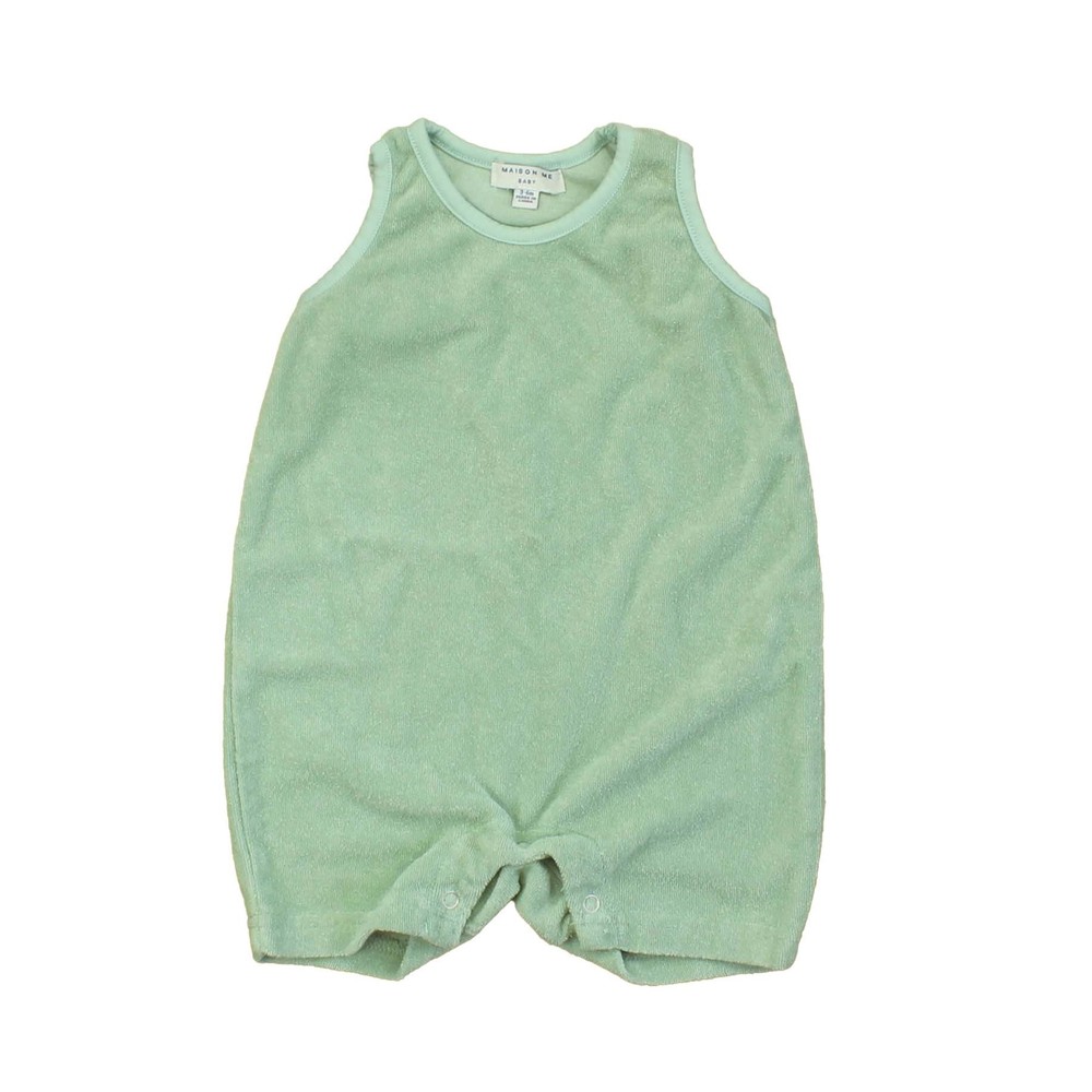 Maison Me Boys Green Romper size: 3-6 Months